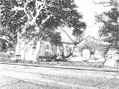 Episcopal Church of the Epiphany Sketched